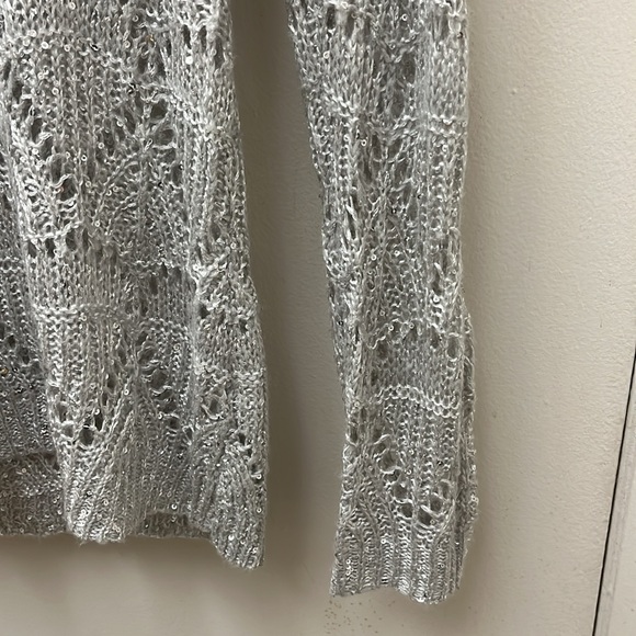 Studio Y Silver Sequins Embellished. Size Small - Picture 6 of 14